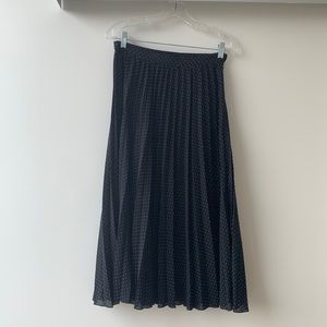 Flowy polka dot skirt